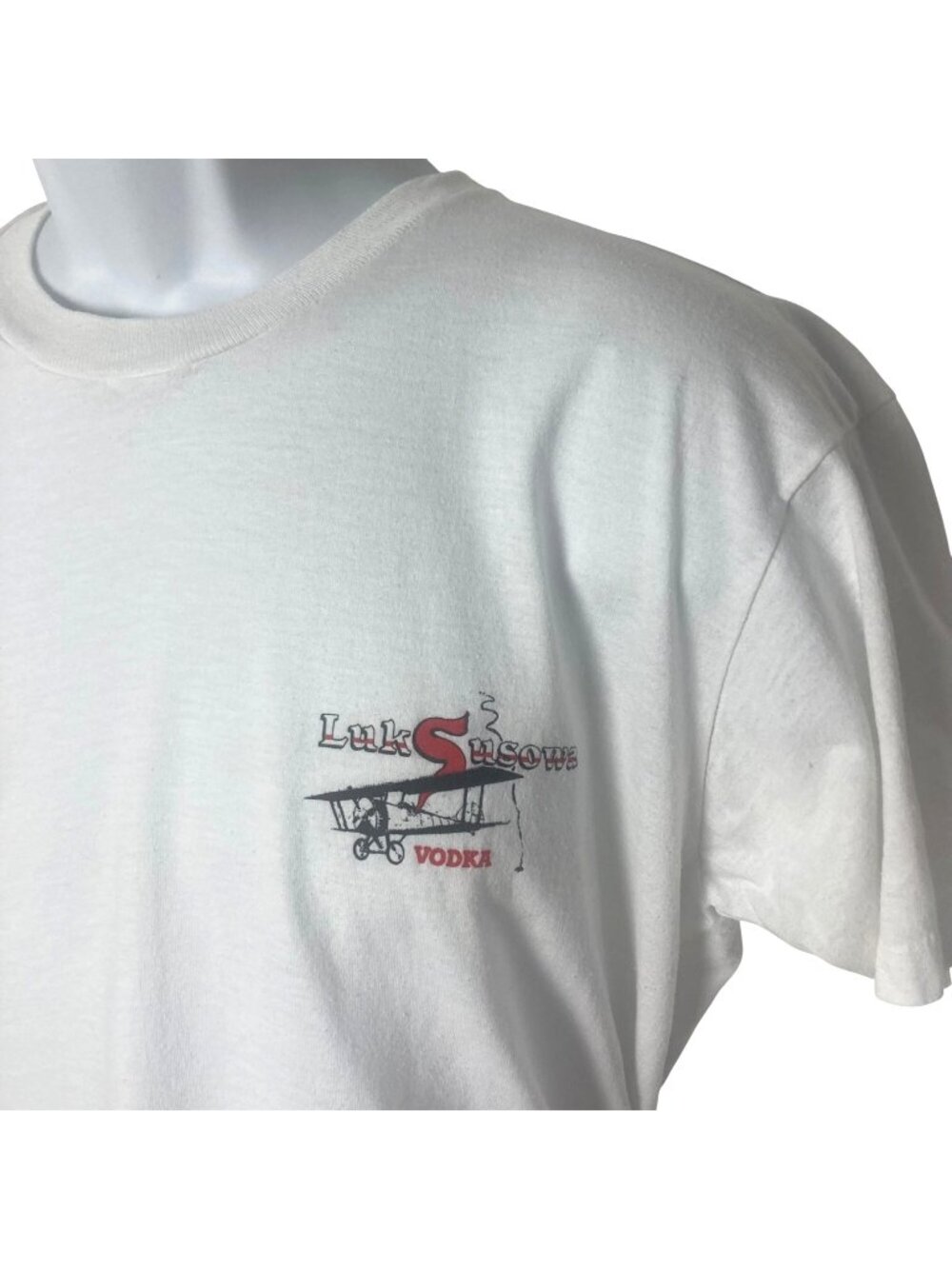 Vintage 80s Polish LukSusowa Vodka T Shirt Mens XL Screen Stars Label USA Made